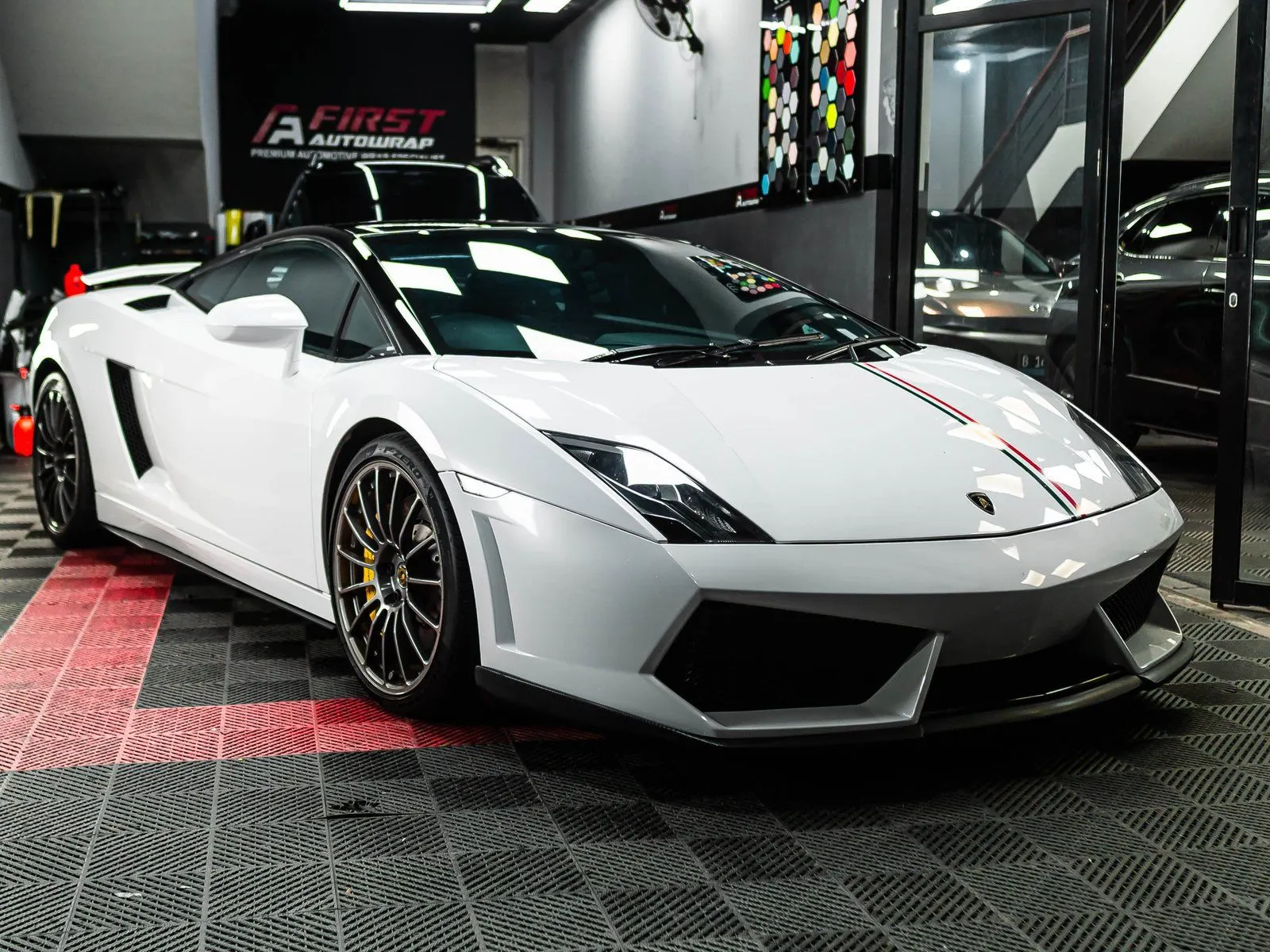Lamborghini Gallardo, Wrap Moonlight White